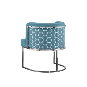 Alveare Dining Chair Silver - Teal