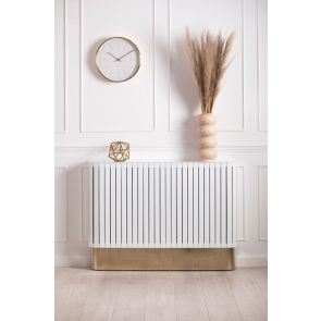 (ID:37486) Radiator Cover Anastasia Standard - RD-19 - White Glass Champagne