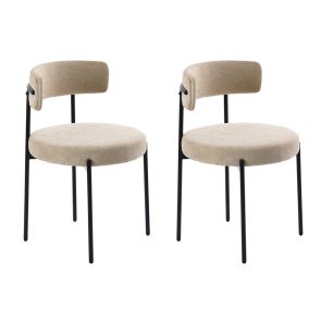 Set of 2 Arven Dining Chairs – Sable 