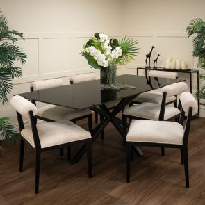 Aster Black Dining Table