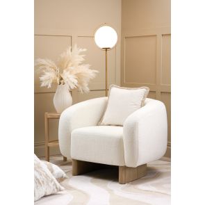 Barnaby Fauteuil  - Ivoire Chenille