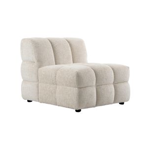 Berlin Loungesessel – Helles Taupe Chenille