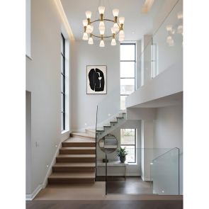 Camille Chandelier Brass