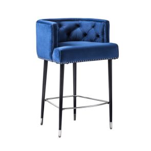 Carter Bar stool - Ink Blue