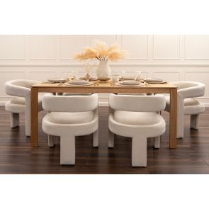 Corinna 6 Seat Dining Table Oak
