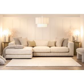 Dolce Corner Sofa Left Hand Natural Linen 