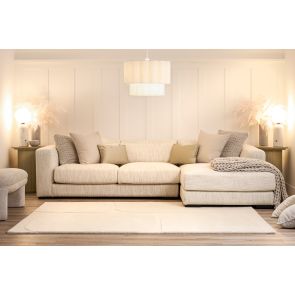 Dolce Corner Sofa Right Hand Natural Linen 