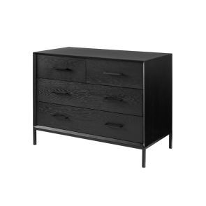 Duo Black Chest of Drawers