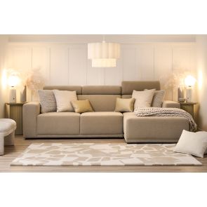 Heather Right hand Corner Sofa - Taupe 