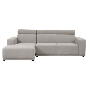 Heather Left Hand Corner Sofa - Taupe 