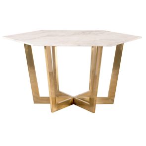 Kronos Brass Dining Table 