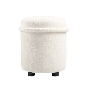 Tubio Voetenbank Ivoor Chenille