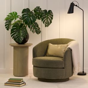 Melville Draaifauteuil Kevergroen