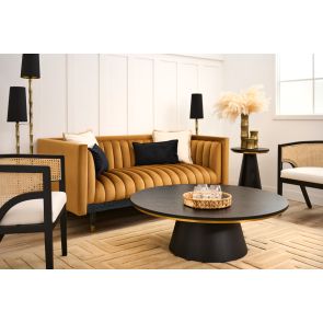 Metz Two Seat Sofa - Camel