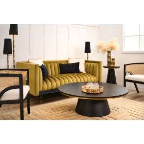 Metz Two Seat Sofa - Olive