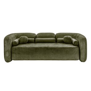 Munich Three Seat Sofa - Forest Green