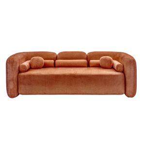 Munich Three Seat Sofa - Terracotta