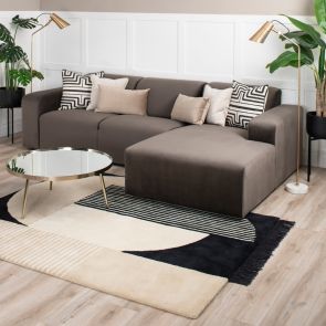 Pebble Right Hand Corner Sofa – Carbon