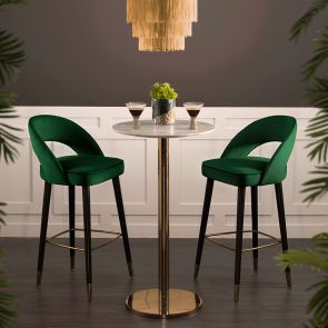 Rossini Bar Stool - Bottle Green