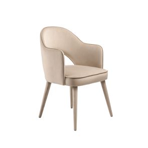 Rossini Carver Chair Taupe