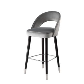 Rossini Bar Stool - Dove Grey