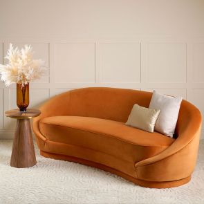 Selini Three Seat Sofa - Pumpkin