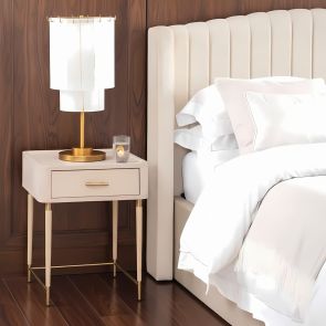 Veil Brass Table Light