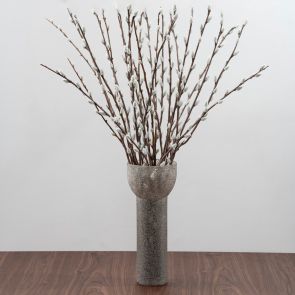 Large Speckled Glass Vase