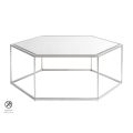 Alveare Silver Coffee Table -view1