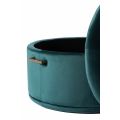 Aria Storage Ottoman – Peacock – Brass/Silver-view4