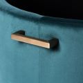 Aria Storage Ottoman – Peacock – Brass/Silver-view3