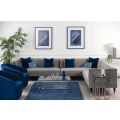 Baxter Large Right Hand Corner Sofa - Dove Grey-view2
