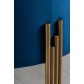 Rubell Large Stool Navy Brass base-view3