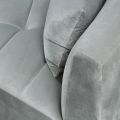 Essen Left Hand Curved Corner Sofa – Dove Grey -view4