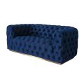 Frankfurt Two Seat Sofa - Navy Blue-view3