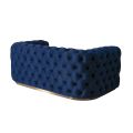 Frankfurt Two Seat Sofa - Navy Blue-view4
