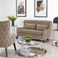 Margonia Two Seat Sofa - Taupe-view2