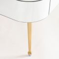 Mason Mirrored Coffee Table – Brushed Gold Legs-view4
