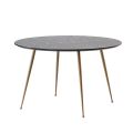 Mason Dining Table – Brushed Gold Legs-view1