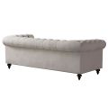 Monty Three Seat Sofa - Chalk-view5