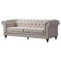 Monty Three Seat Sofa - Chalk-view4