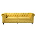 Monty Three Seat Sofa - Mustard-view1