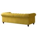 Monty Three Seat Sofa - Mustard-view4