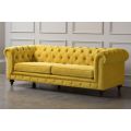 Monty Three Seat Sofa - Mustard-view2