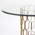 Pino 4-5 Brass Dining Table-view3