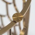 Pino 4-5 Brass Dining Table-view5