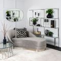 Miko Double Shelf Unit Chrome-view2