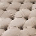 Frankfurt Loveseat - Taupe - Silver Base-view6