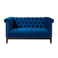 Bergmann Two Seat Sofa - Navy Blue