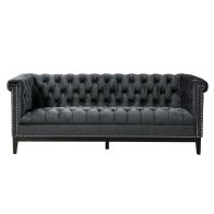 Bergmann Three Seat Sofa  – Black